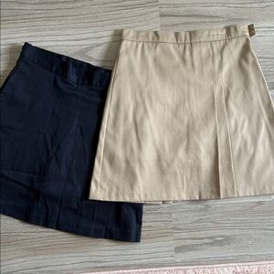 Classic Kids Skorts in Black and Tan
